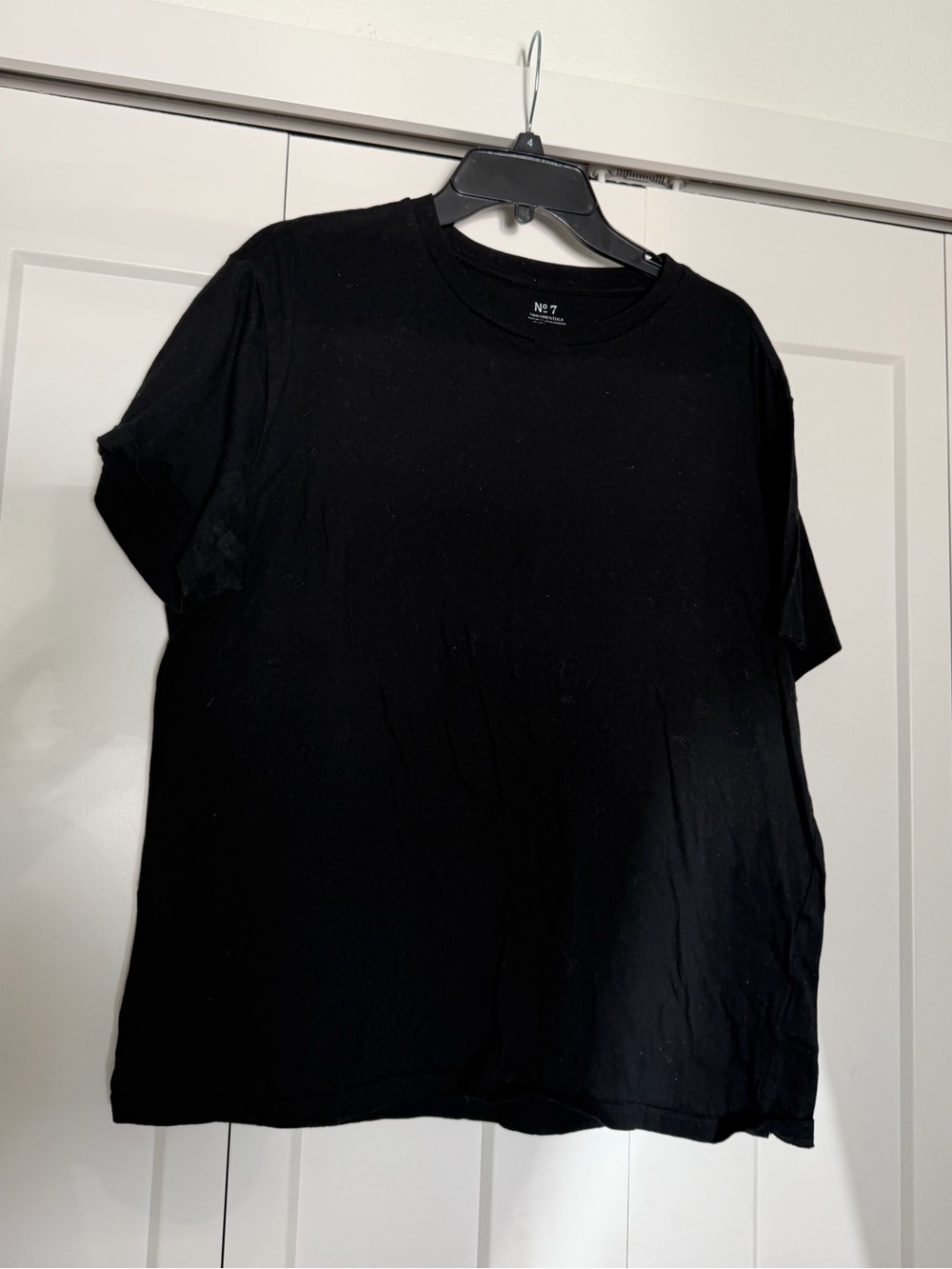 H&M Essentials no7 Classic Black Crewneck Tee